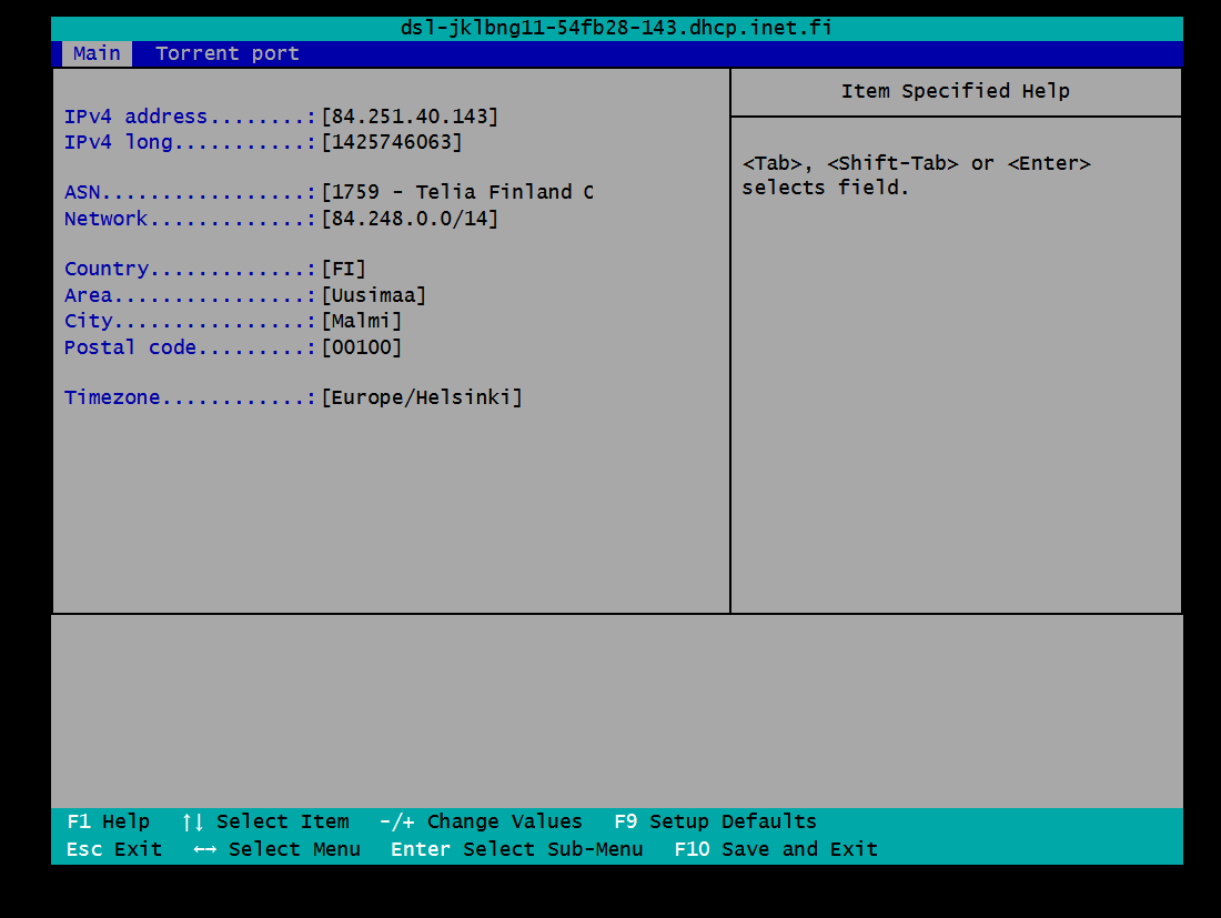 picture of nmap.fi website